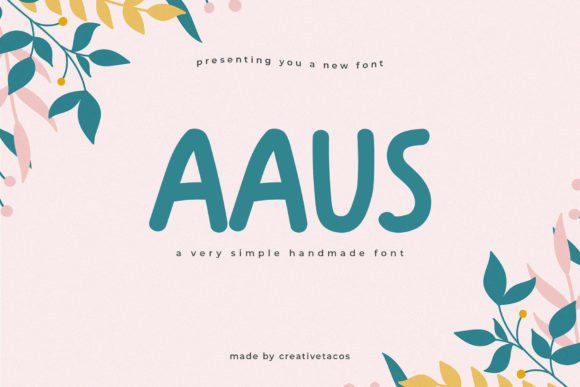 Aaus: A Fluid Handwritten Font for Modern Web Design