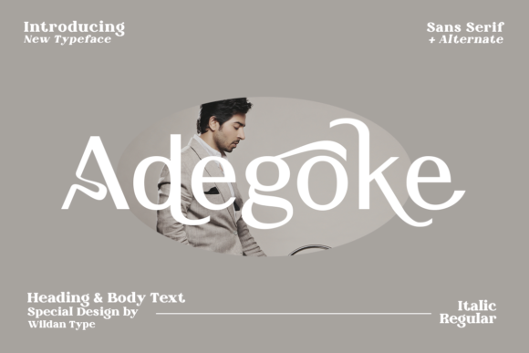 Adegoke: A Stylish Sans Serif Font