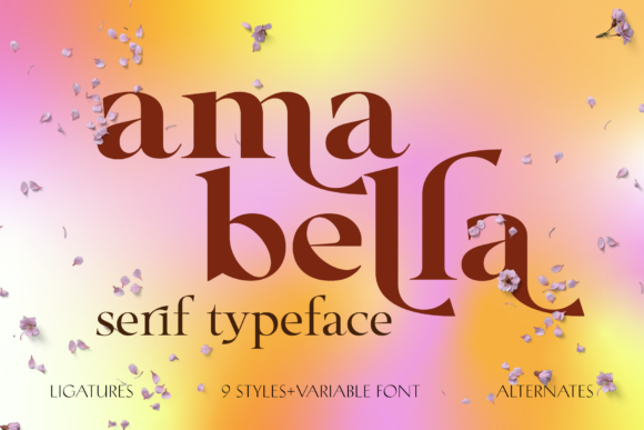 Amabella Family: A Timeless Serif Font for Elegant Branding