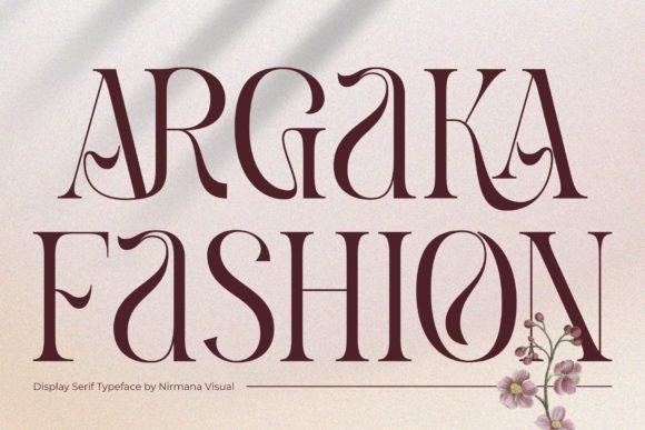 Argaka Fashion: A Stylish Display Font