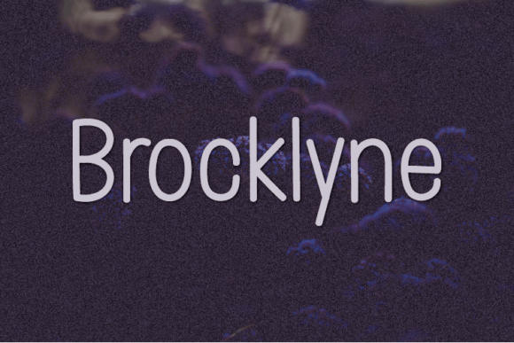 Brocklyne: A Modern Sans Serif Font