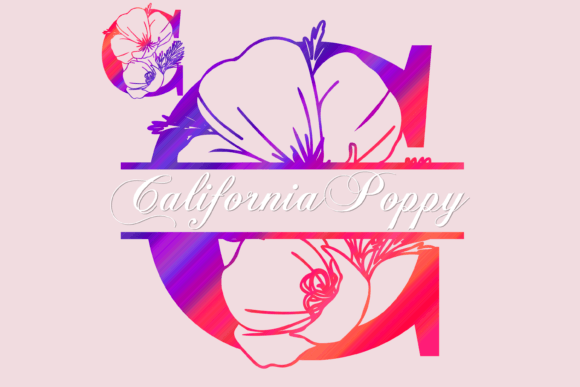 California Poppy Split Font