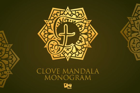 Clove Mandala Monogram Font