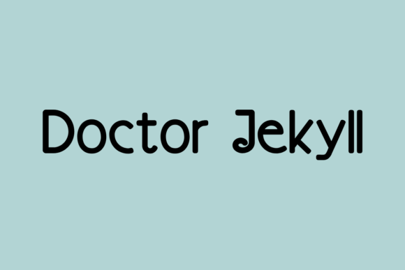 Doctor Jekyll Font: A Clean Typeface for Small Business Branding