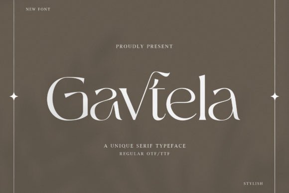 Gavtela: A Stylish Serif Font for Web Design