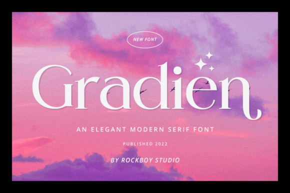 Gradien: A Stylish Serif Font