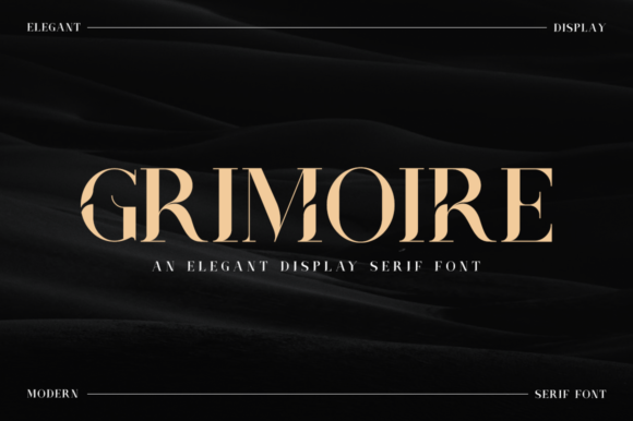 Grimoire: A Stylish Serif Font