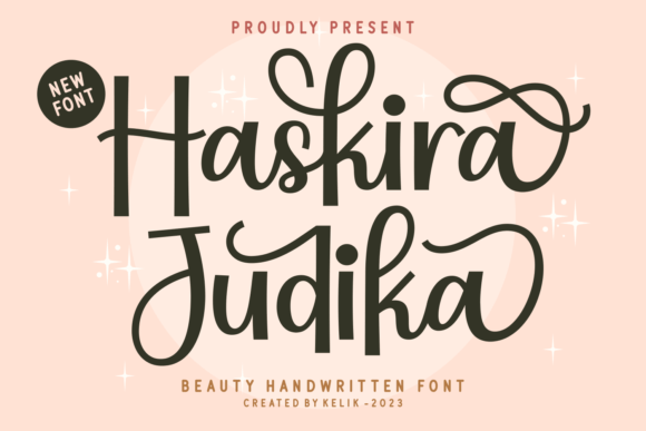Haskira Judika: The Premium Script Font for Scroll-Stopping Designs