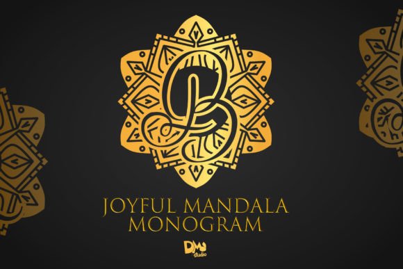 Joyful Mandala Monogram Font Review