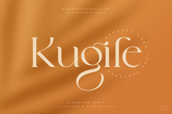 Kugile: A Stylish Serif Font for Web Design
