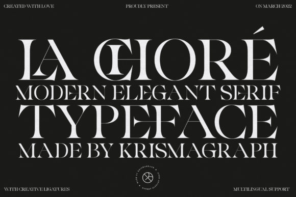 La Chore: A Stylish Serif Font for Web Design