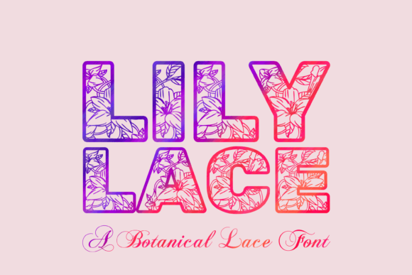Lily Lace Font for Web Design