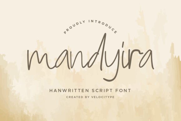 Mandyira: The Script Font That Elevates Campaign Visuals