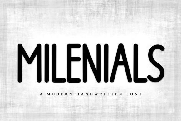Milenials: The Handwritten Font for Makers