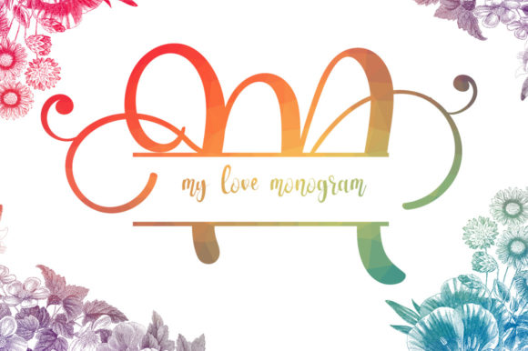 My Love Monogram Font