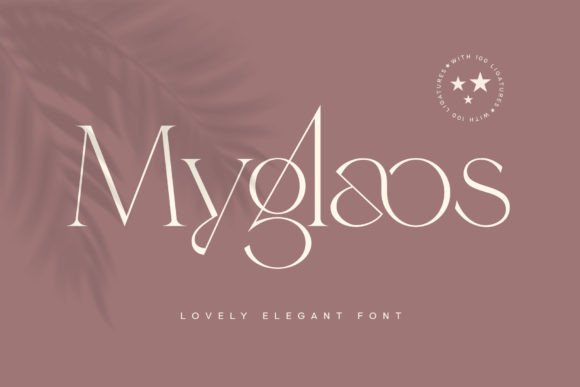 Myglaos: A Serif Font for Elegant Design