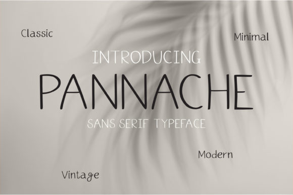 Pannache Font: Elegant Sans Serif for Crafters