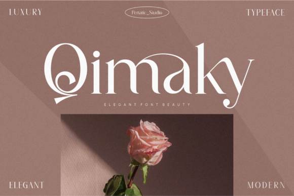 Qimaky Font: Elegant Serif for Creative Projects