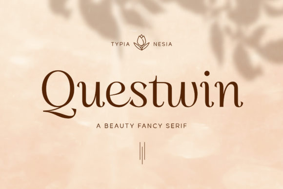 Questwin: A Stylish Serif Font for Publishing