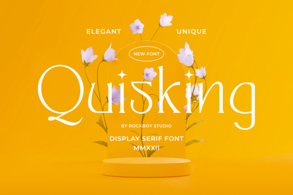 Quisking: A Serif Font for Real Projects