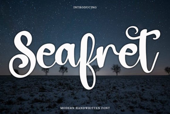 Seafret: A Timeless Handwritten Font for Editorial Design