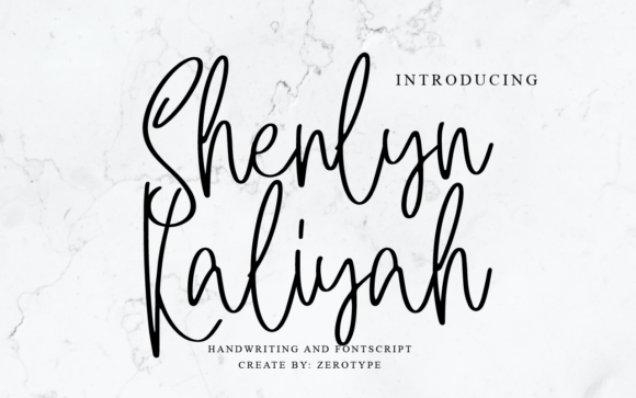 Sherlyn Kaliyah: The Perfect Script Font for Handmade Brands