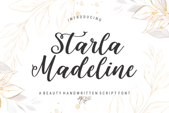 Starla Madeline: A Delicate Script Font for Editorial Design