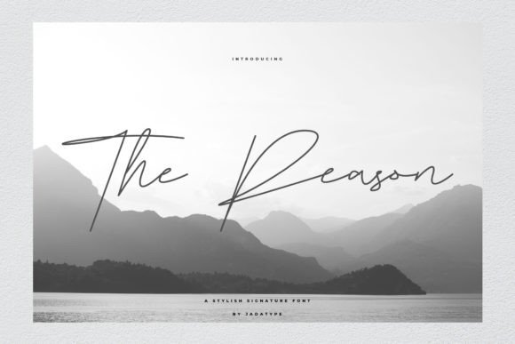 The Reason: A Handwritten Typeface for Editorial Calm