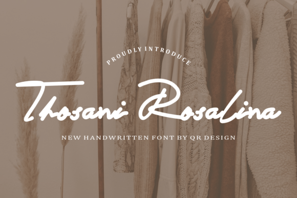 Thosani Rosalina Font Review for Web & Brand Design