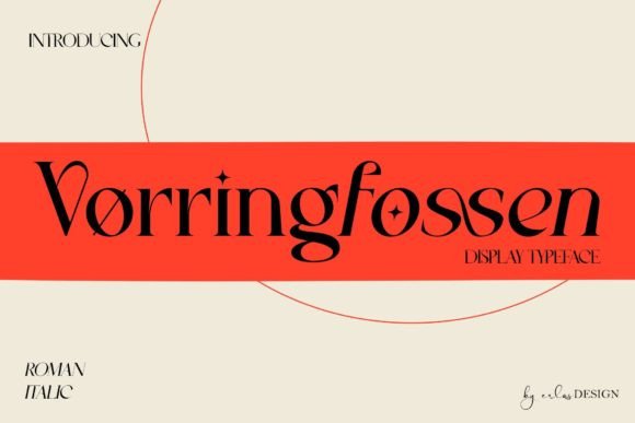 Vørringfossen: A Stylish Serif for Elegant Design