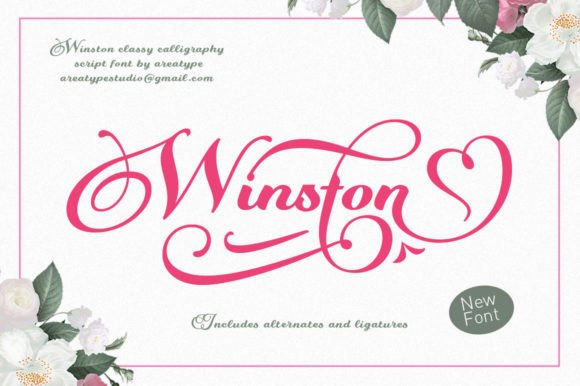 Winston Font: Elevate Your Brand with Timeless Script Typography